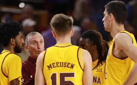 Arizona State Announces Starting Lineup Ahead of Key Texas Tech Matchup