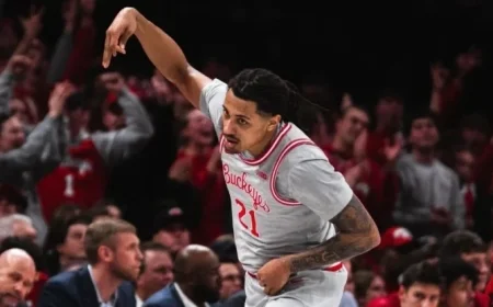 Ohio State Clinches First Ranked Victory, Defeats No. 24 Wisconsin 86-69