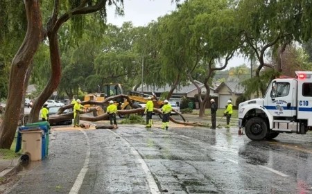 Santa Barbara County Braces for Overnight Strong Winds and Heavy Rain