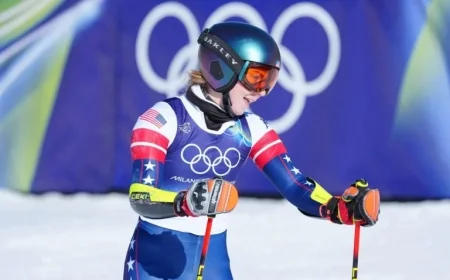 Mikaela Shiffrin Falls Short in Giant Slalom, Olympic Drought Persists