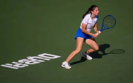 Ruzic Reaches First WTA 1000 Quarterfinal as Rybakina Retires