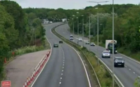 Driver Hospitalized After A2 Boughton Bypass Crash Near Faversham