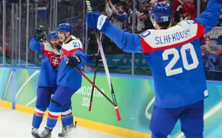 Slafkovsky Leads Slovakia in Medal Quest at Championship