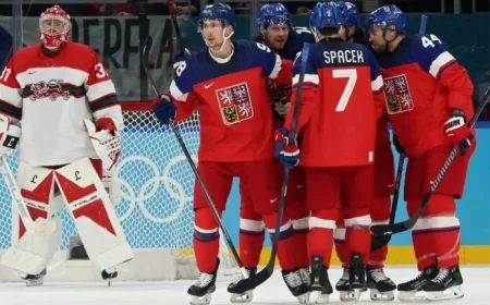 Czechia Defeats Denmark, Advances to Olympic Quarterfinals
