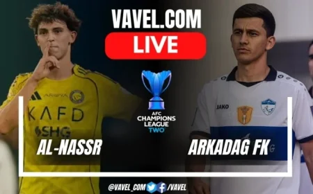 Live Score Updates: Al-Nassr vs Arkadag in AFC Champions League