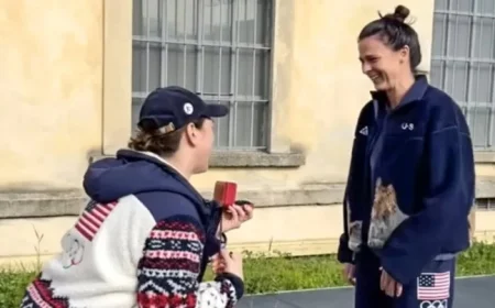 Team USA Olympians Hilary Knight and Brittany Bowe Announce Engagement at Milan Games