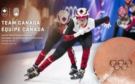 Canada Secures Bronze in Women’s 3000m Relay Short Track Speed Skating