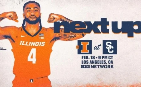 Illinois Illini Begin LA Tour Wednesday Against USC