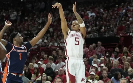 Acuff Breaks SEC Record with 7th Freshman Honor, Earns 3rd Vitale Award