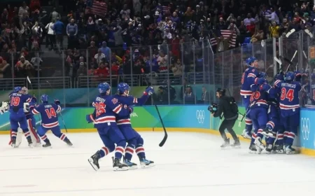 USA Defeats Sweden in Overtime to Secure Olympic Hockey Semifinals Spot