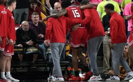 Texas Tech’s JT Toppin Tears ACL, Out for Season