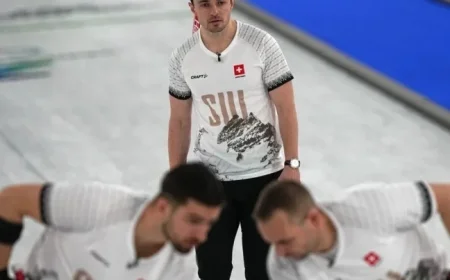 Switzerland Advances to Olympic Curling Semifinals in Both Men’s and Women’s Events
