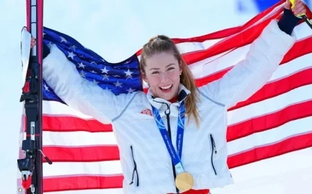 Mikaela Shiffrin Ends U.S. Olympic Medal Drought with Slalom Gold