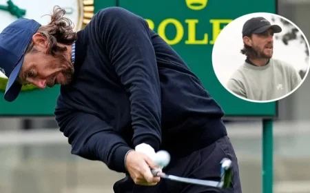 Tommy Fleetwood Sports Malbon Clothing Amid Genesis Invitational Fashion Trend