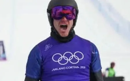 Lorine Schild Poised for Impact in Livigno’s Snowboard Cross Seeding Runs