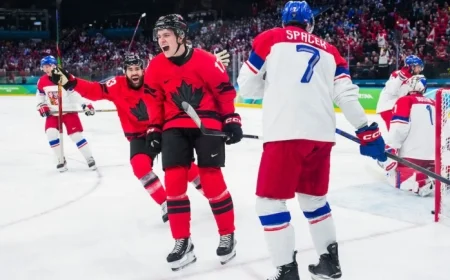 Canada Secures Semifinal Spot with Overtime Victory Against Czechia in Men’s Hockey