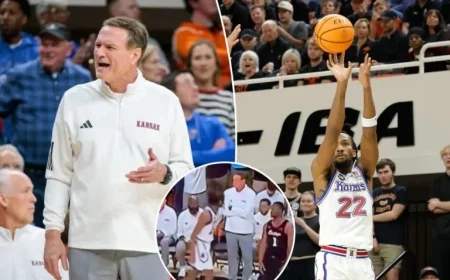Kansas Coach Bill Self Near Breaking Point After Star Darryn Peterson Exits