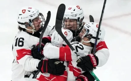 Muller’s Overtime Goal Secures Switzerland Olympic Bronze in Women’s Hockey