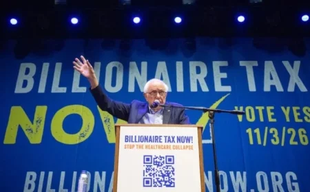 Bernie Sanders Launches Campaign for California Wealth Tax