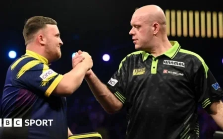 Littler Advances to Semi-Finals Following Van Gerwen’s Withdrawal