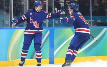 Quinn Hughes’ Overtime Goal Propels U.S. Past Sweden in Olympic Quarters