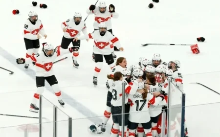 Switzerland Secures Olympic Women’s Hockey Bronze, Defeats Sweden in Overtime