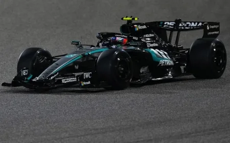 Kimi Antonelli Tops Day 2 of Bahrain Pre-Season Test, Surpassing Piastri and Verstappen