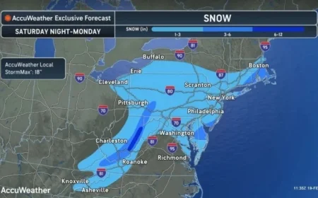 NJ Weekend Storm May Bring Up to 6 Inches of Snow