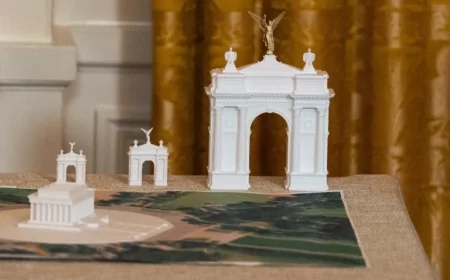 Veterans Challenge Trump’s Proposed 250-Ft Arch Over Cemetery Views