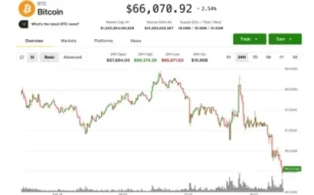 BTC Stabilizes at $67,000 Amid Demand for Crash Protection