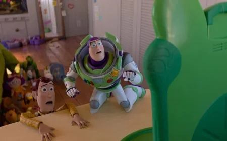Buzz Lightyear and Balding Woody Reunited