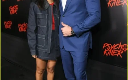 Georgina Campbell Attends ‘Psycho Killer’ L.A. Premiere with James Preston Rogers