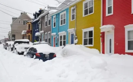 Severe Weather Forces School Closures in St. John’s Due to Snow and Wind