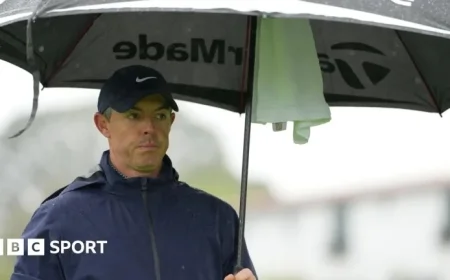 Rory McIlroy Leads Early at Stormy Genesis Invitational