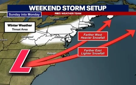 Rising Risks for DC Region Ahead of Sunday’s Snowstorm Forecast