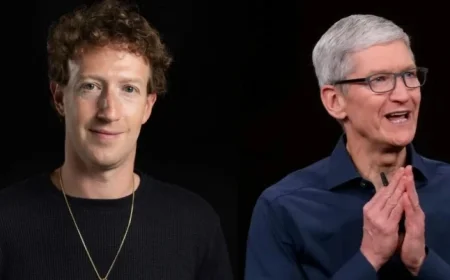 Zuckerberg Discusses Youth Wellbeing With Tim Cook