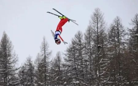 Canadian Men Fall Short in Olympic Aerials Glory