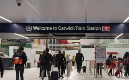 Firearm Incident on Gatwick Airport Train: Latest Updates
