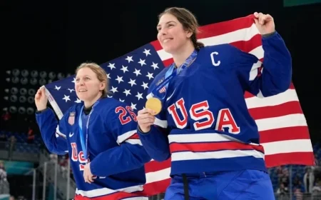 U.S. Men’s Hockey Team Inspired by Women’s Gold Victory