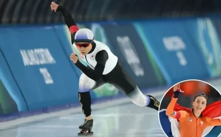 Japan’s Miho Takagi Favored for Gold in Women’s 1500M Speed Skating