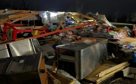 Tornado Devastates Bloomington, Indiana with Widespread Damage