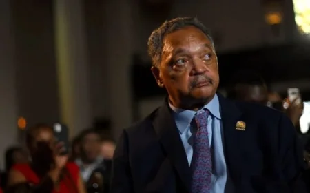 House Speaker Johnson Denies Capitol Honor Request for Jesse Jackson