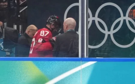 Crosby and Morrissey Absent in Hockey Semifinal