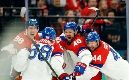 Czechia Penalized for Too Many Men on Ice in Olympic Men’s Hockey