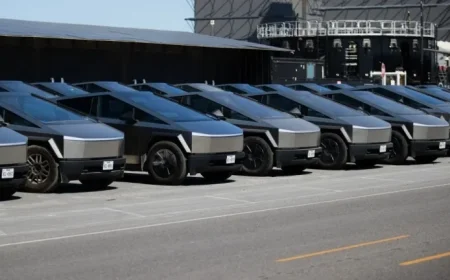 Tesla Cuts Cybertruck Prices to Boost Sales of Unpainted Models
