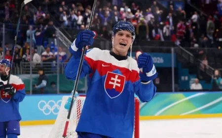 NHL Star Juraj Slafkovsky Shines on Winter Olympic Stage
