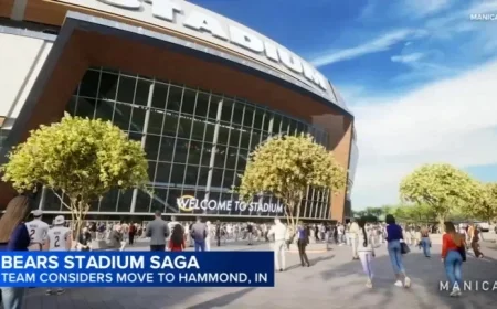 Indiana Pushes Hammond Site: What’s Next for Chicago Bears Stadium Plans?