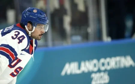 Auston Matthews Aims to Prove Critics Wrong in Olympic Medal Round