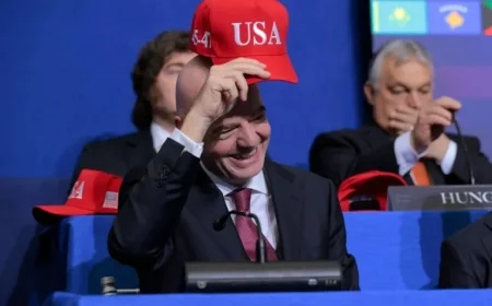 IOC Probes FIFA President Infantino’s Trump Hat Incident and Collaboration