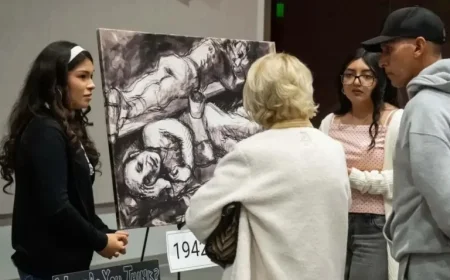 Cleveland High Students Exhibit Original Holocaust Artwork